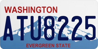 WA license plate ATU8225