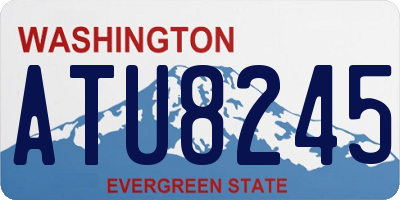 WA license plate ATU8245