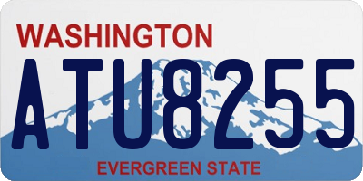 WA license plate ATU8255