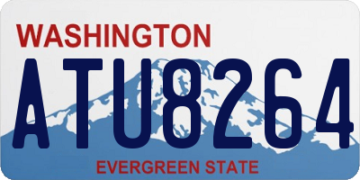 WA license plate ATU8264