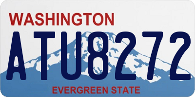 WA license plate ATU8272