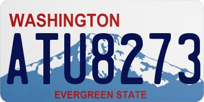 WA license plate ATU8273