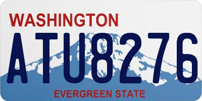 WA license plate ATU8276