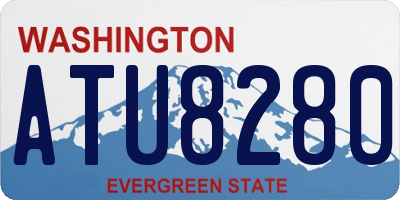 WA license plate ATU8280