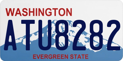 WA license plate ATU8282