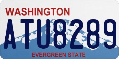 WA license plate ATU8289