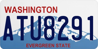 WA license plate ATU8291