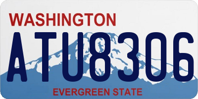 WA license plate ATU8306