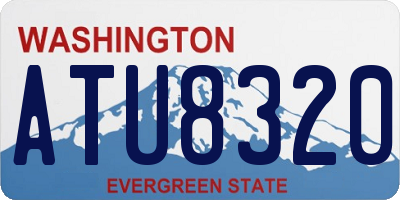WA license plate ATU8320