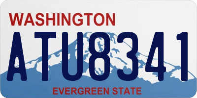 WA license plate ATU8341