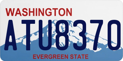 WA license plate ATU8370