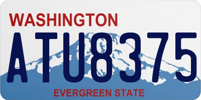 WA license plate ATU8375