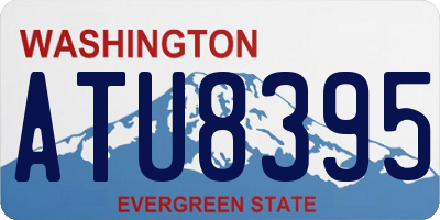 WA license plate ATU8395