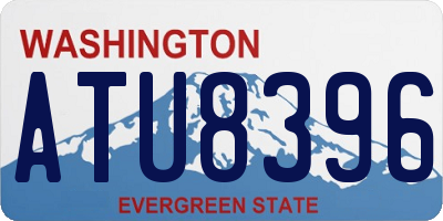 WA license plate ATU8396