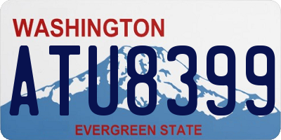 WA license plate ATU8399