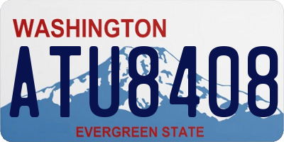 WA license plate ATU8408