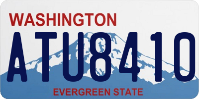 WA license plate ATU8410