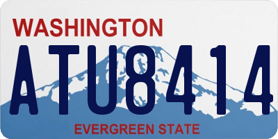 WA license plate ATU8414
