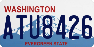 WA license plate ATU8426