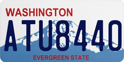 WA license plate ATU8440