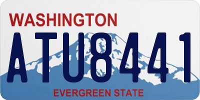 WA license plate ATU8441