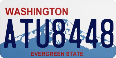 WA license plate ATU8448