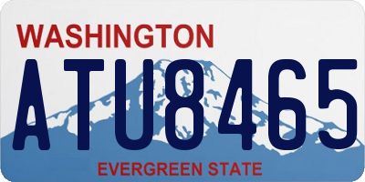 WA license plate ATU8465