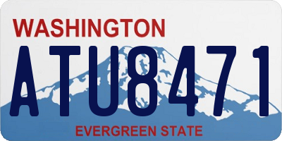 WA license plate ATU8471