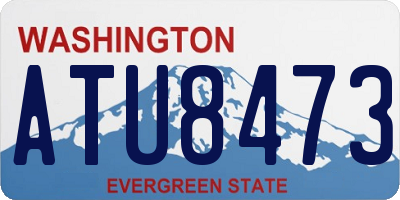 WA license plate ATU8473
