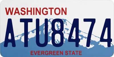 WA license plate ATU8474