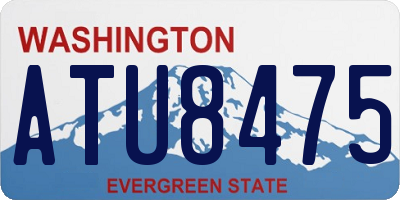 WA license plate ATU8475