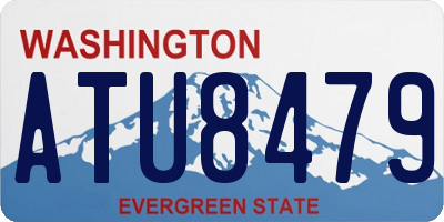 WA license plate ATU8479