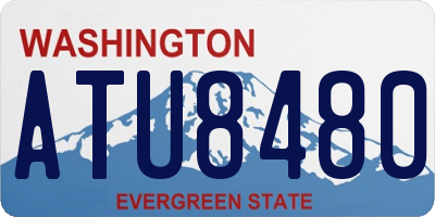 WA license plate ATU8480