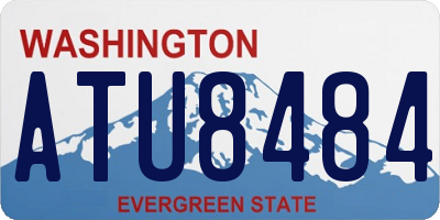 WA license plate ATU8484