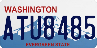 WA license plate ATU8485