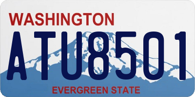 WA license plate ATU8501