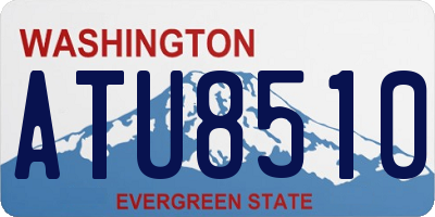 WA license plate ATU8510