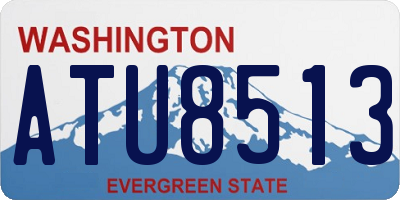 WA license plate ATU8513