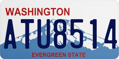 WA license plate ATU8514