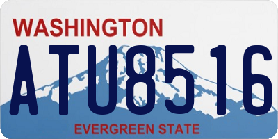 WA license plate ATU8516