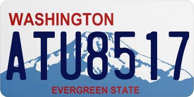 WA license plate ATU8517