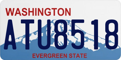WA license plate ATU8518