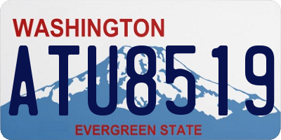 WA license plate ATU8519