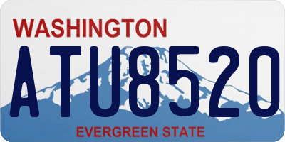 WA license plate ATU8520