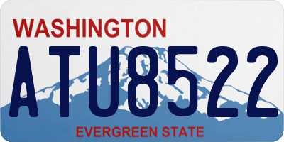 WA license plate ATU8522