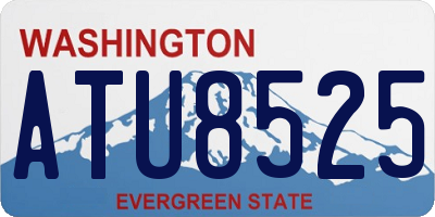 WA license plate ATU8525