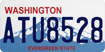 WA license plate ATU8528
