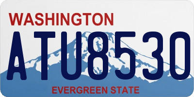 WA license plate ATU8530