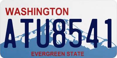 WA license plate ATU8541