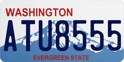 WA license plate ATU8555
